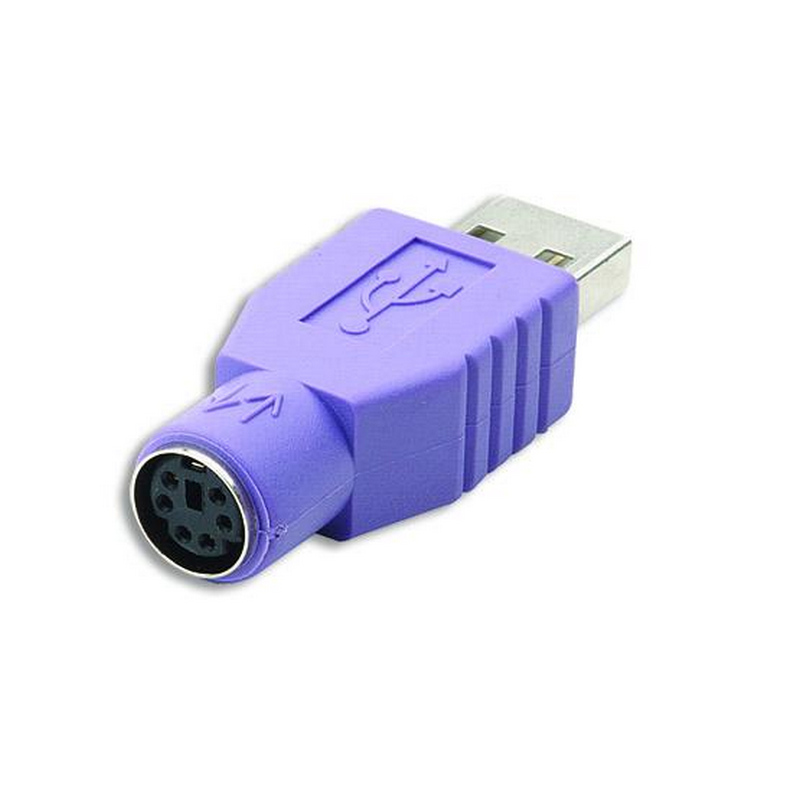 Pccablenet Adaptador PS2 A USB (usba-m A Minidin6-h) - Conversor