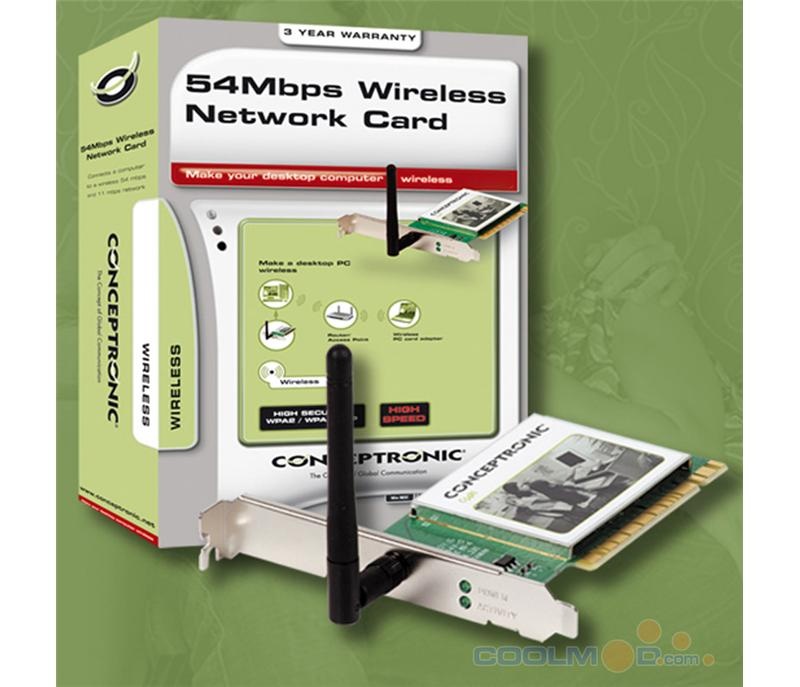 Conceptronic 54G Wireless Pci Card Driver Windows Vista